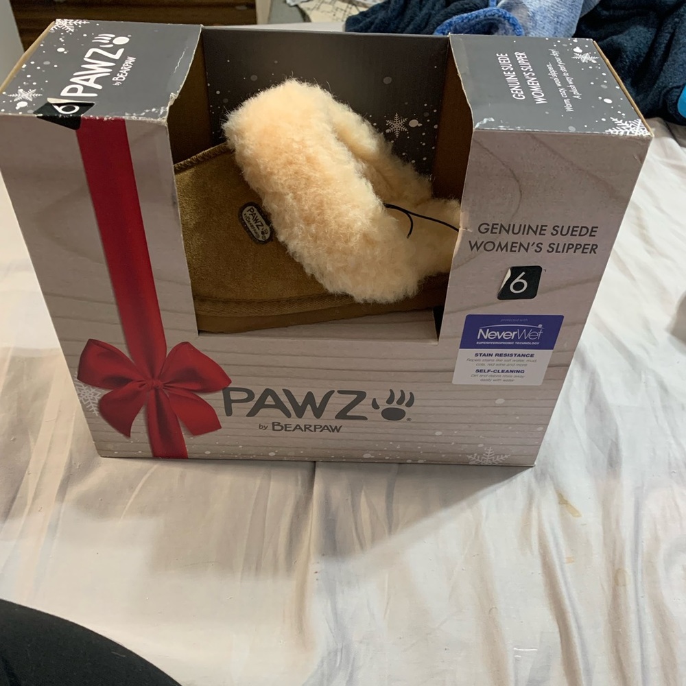 Bear paw slippers